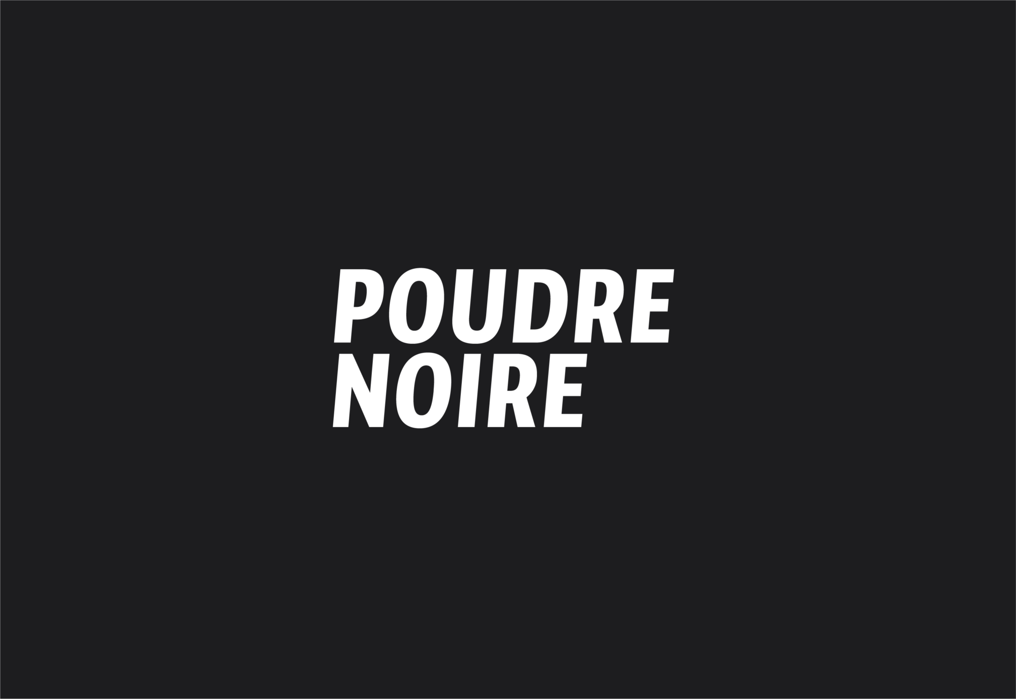 Logo Poudre Noire