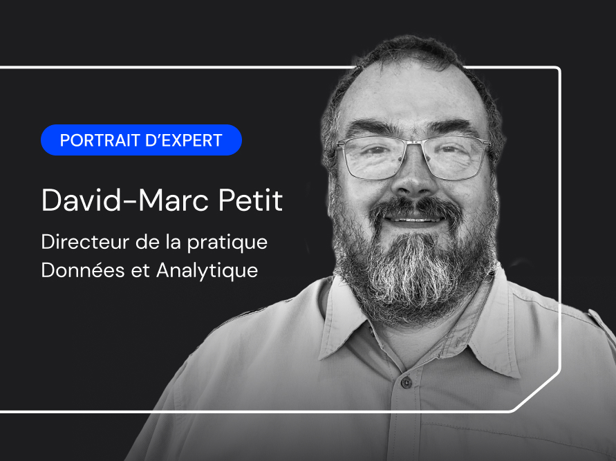 Portrait d’expert : David-Marc Petit, Directeur de la pratique Données et analytique 