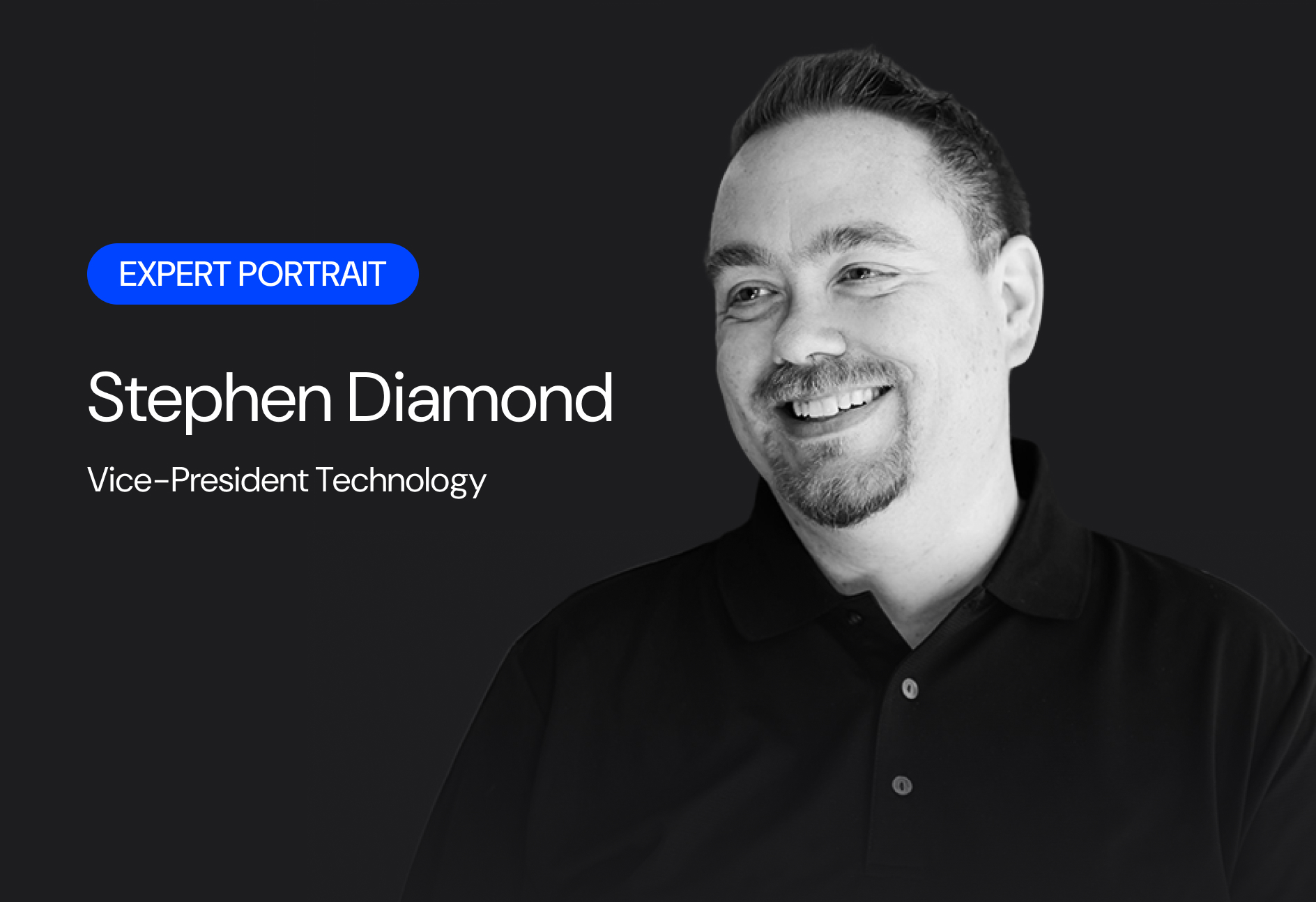 Expert Portrait - Stephen Diamond, Vice President of Technology